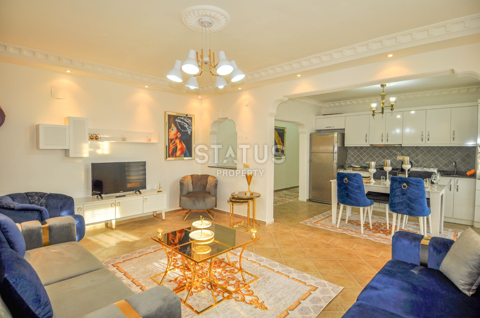 Мебелированная квартира 2+1, в районе Кестель, 125 кв.м. фото 3