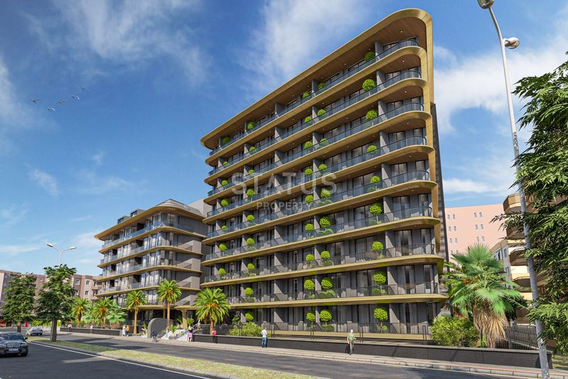 Инвестиционный элитный проект в 300 метрах от пляжа Клеопатры! Отельная инфраструктура и апартаменты с видом на историческую Крепость Алании! фото 7