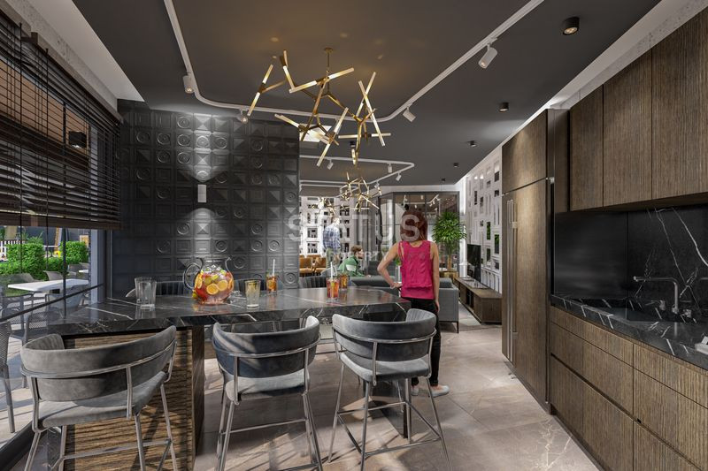 Инвестиционный элитный проект в 300 метрах от пляжа Клеопатры! Отельная инфраструктура и апартаменты с видом на историческую Крепость Алании! фото 12