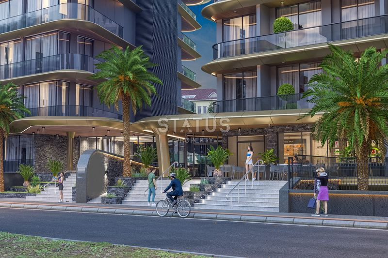 Инвестиционный элитный проект в 300 метрах от пляжа Клеопатры! Отельная инфраструктура и апартаменты с видом на историческую Крепость Алании! фото 14