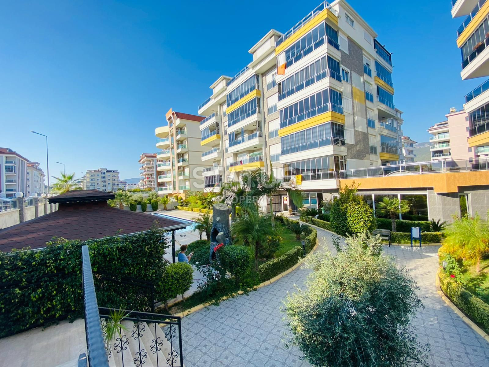 Меблированная квартира 1+1, в 100 метрах от моря, в районе Кестель, 70 кв.м. фото 31