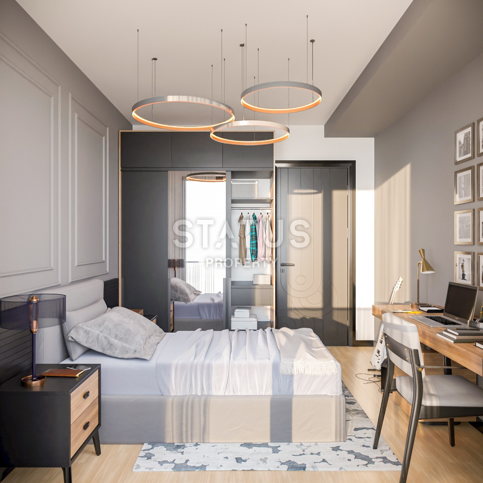 Проект на стадии строительства 1+1, 2+1 в районе Томюк, 350 м до моря! фото 12