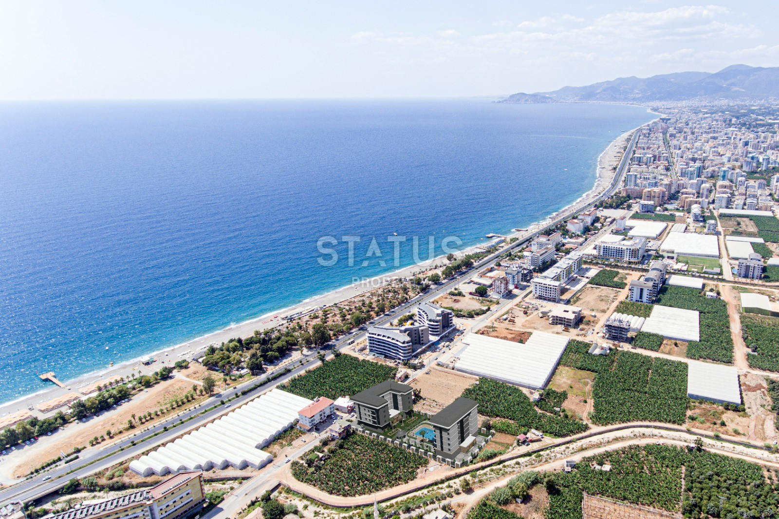 Complex on the first coastline in Kargicak. Apartments and penthouses from 50 to 175 m2. фото 4