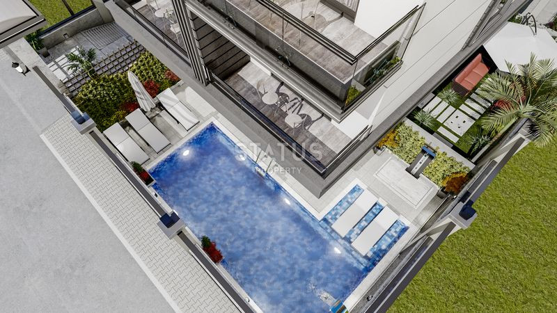 Апартаменты 1+1 и пентхаусы 2+1 возле пляжа Клеопатры, 55-117 м2. фото 3