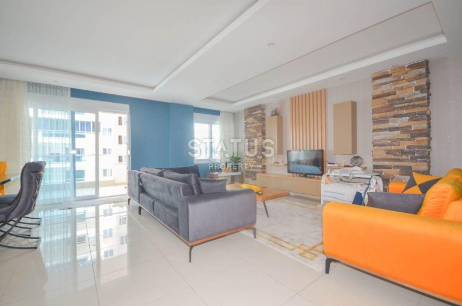 Spacious furnished apartment 2+1 150 meters from the sea in Mahmutlar. фото 8