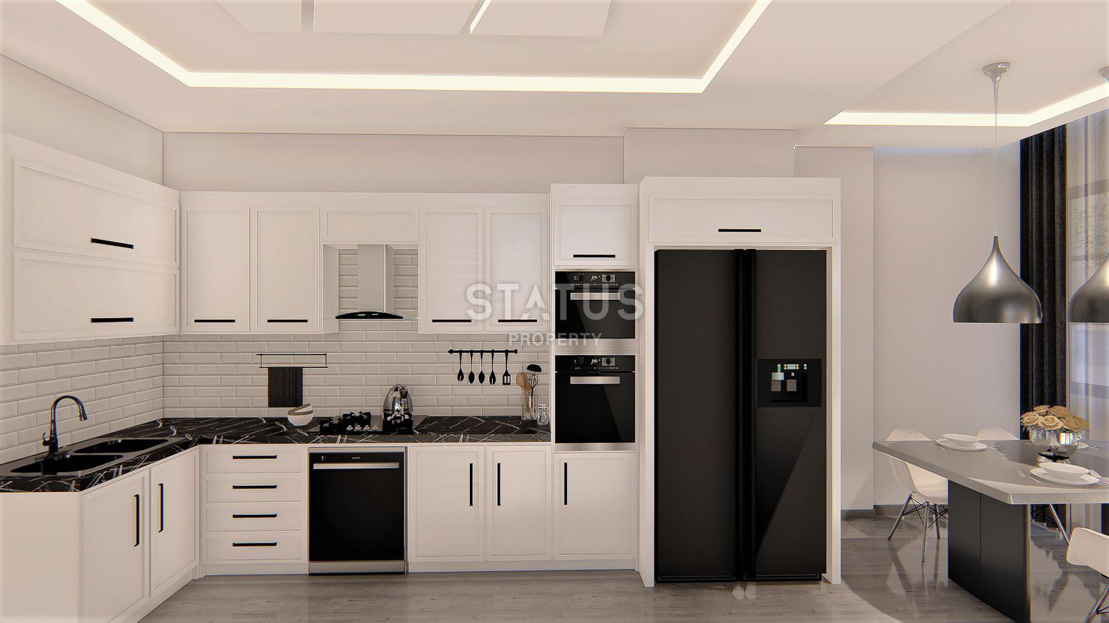 Апартаменты 1+1 и 2+1 от 50 до 138 м2 в новом комплексе у моря в центре Алании. фото 9