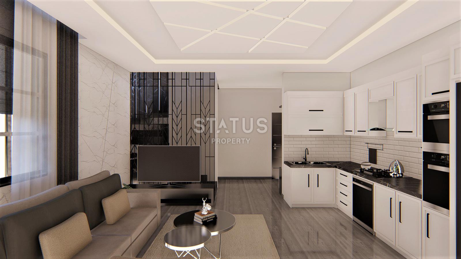 Апартаменты 1+1 и 2+1 от 50 до 138 м2 в новом комплексе у моря в центре Алании. фото 18