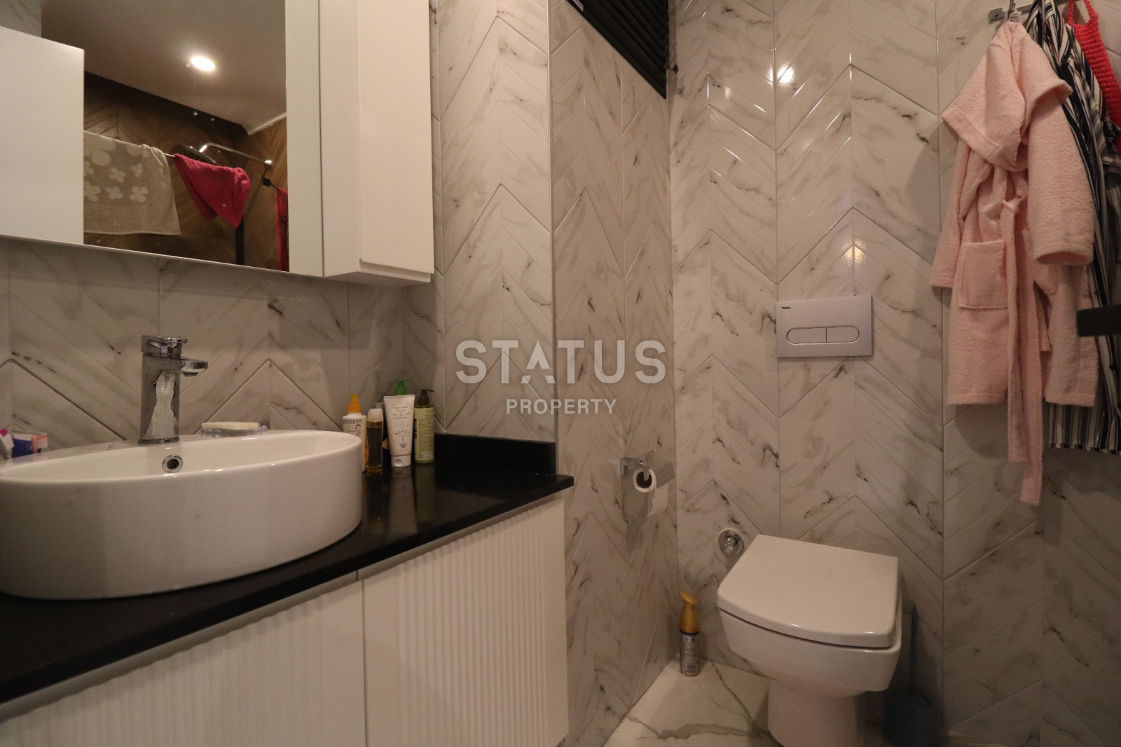 Квартира с мебелью 1+1 в новом комплексе, в центре Алании, 55 кв.м. фото 6