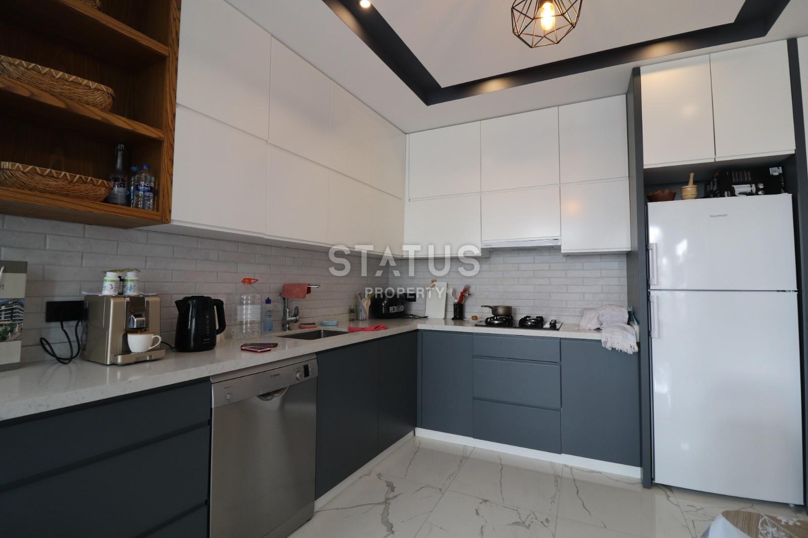 Квартира с мебелью 1+1 в новом комплексе, в центре Алании, 55 кв.м. фото 8