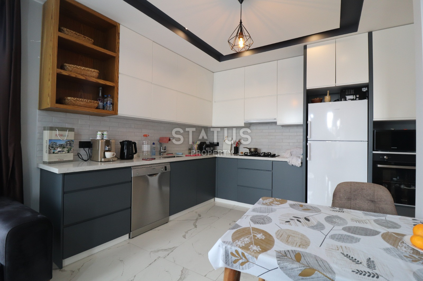 Квартира с мебелью 1+1 в новом комплексе, в центре Алании, 55 кв.м. фото 12