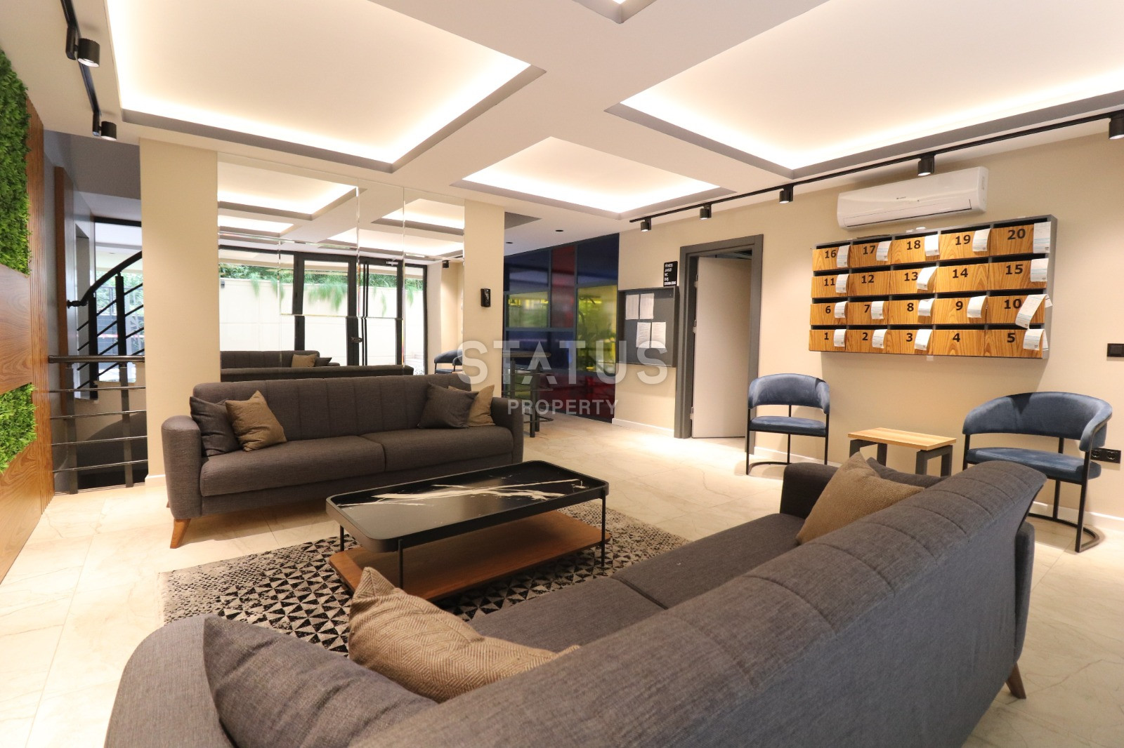 Квартира с мебелью 1+1 в новом комплексе, в центре Алании, 55 кв.м. фото 21