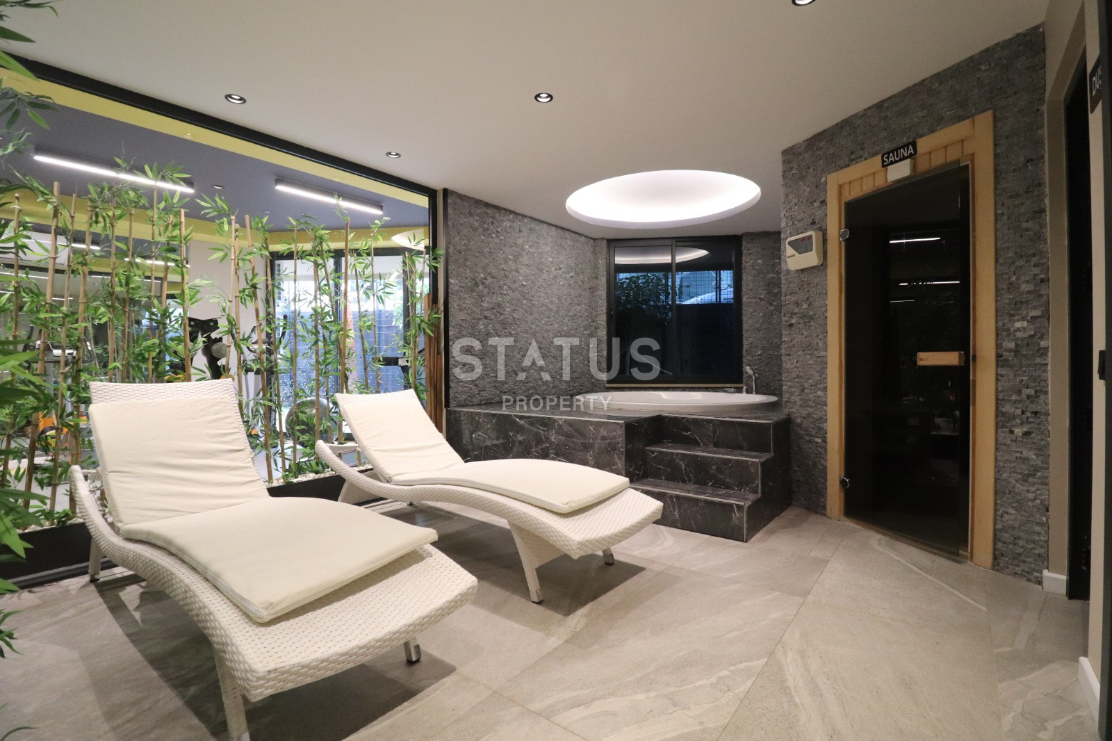 Квартира с мебелью 1+1 в новом комплексе, в центре Алании, 55 кв.м. фото 27