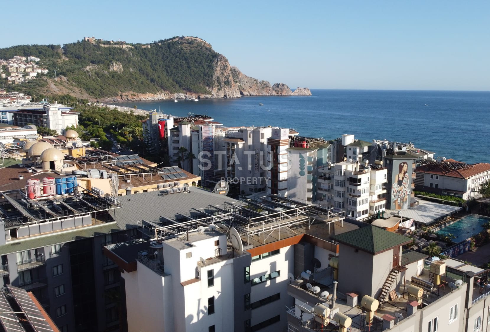 Three-room apartment with a sea view, 70 meters from the Cleopatra beach, 80 sq.m. фото 16