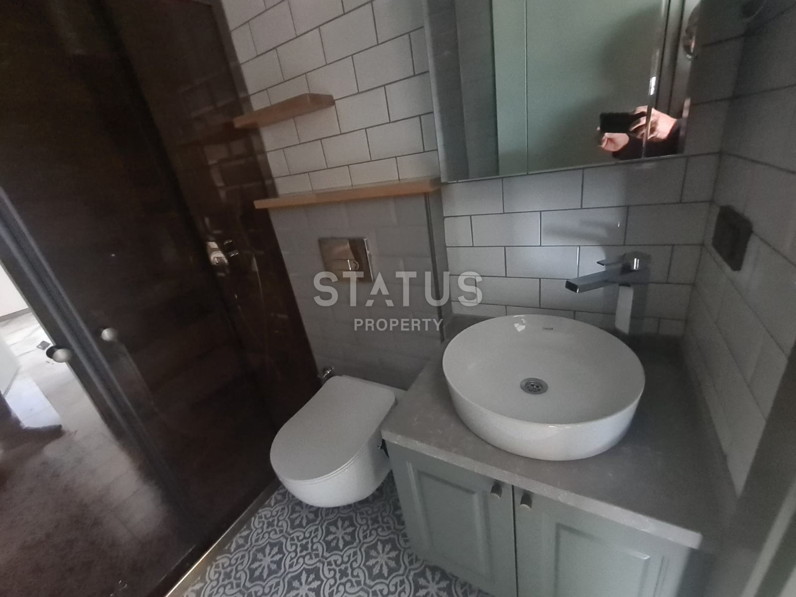 Двухуровневые апартаменты 2+1 в центре Алании в новом доме с видом на горы и Аланийскую Крепость, 120м2 фото 15