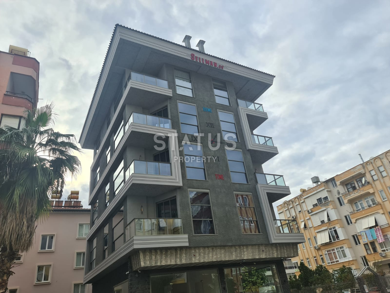 Двухуровневые апартаменты 2+1 в центре Алании в новом доме с видом на горы и Аланийскую Крепость, 120м2 фото 18