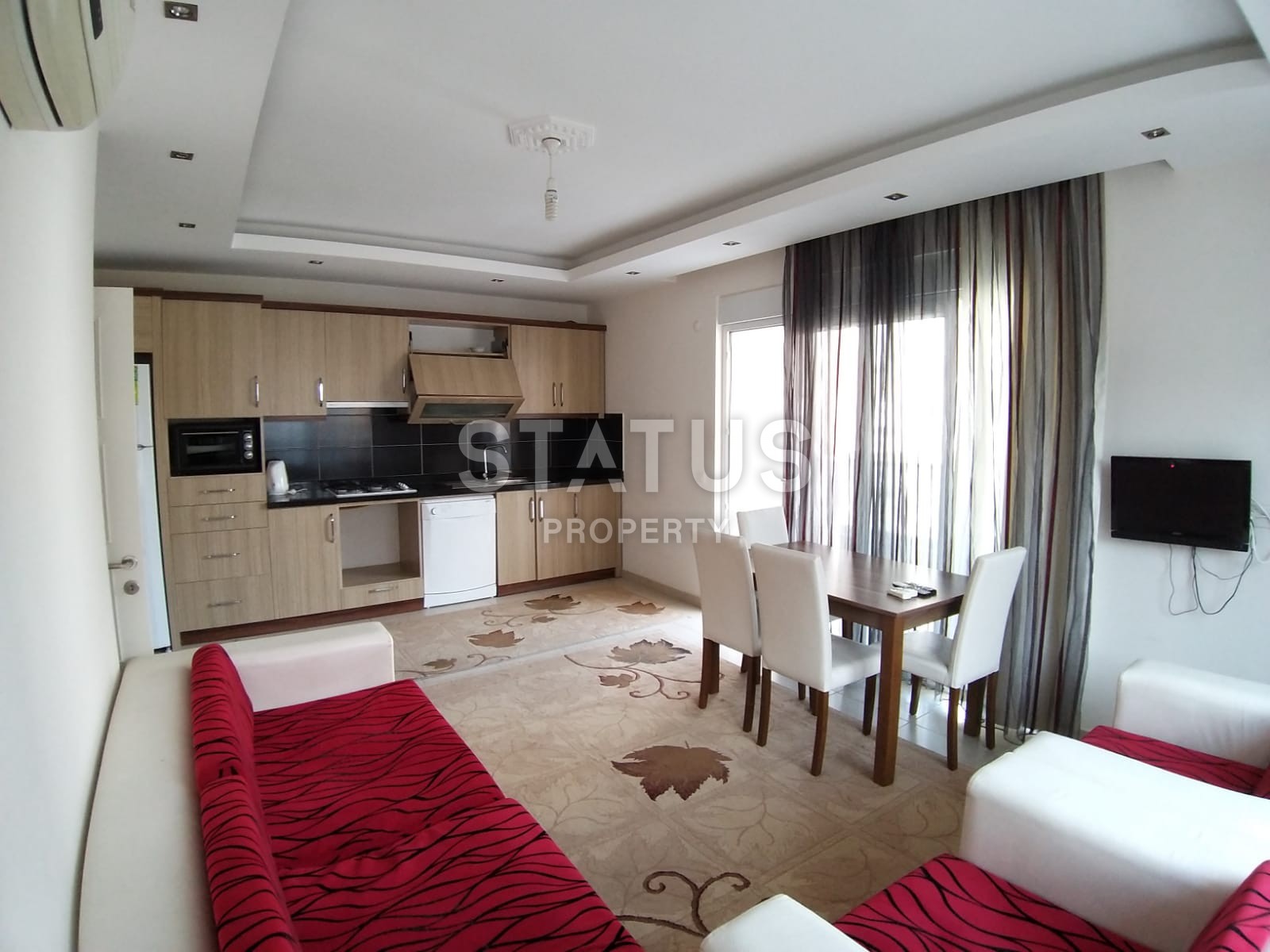 Меблированные трехкомнатные апартаменты в районе Оба, 100 кв. м. фото 7