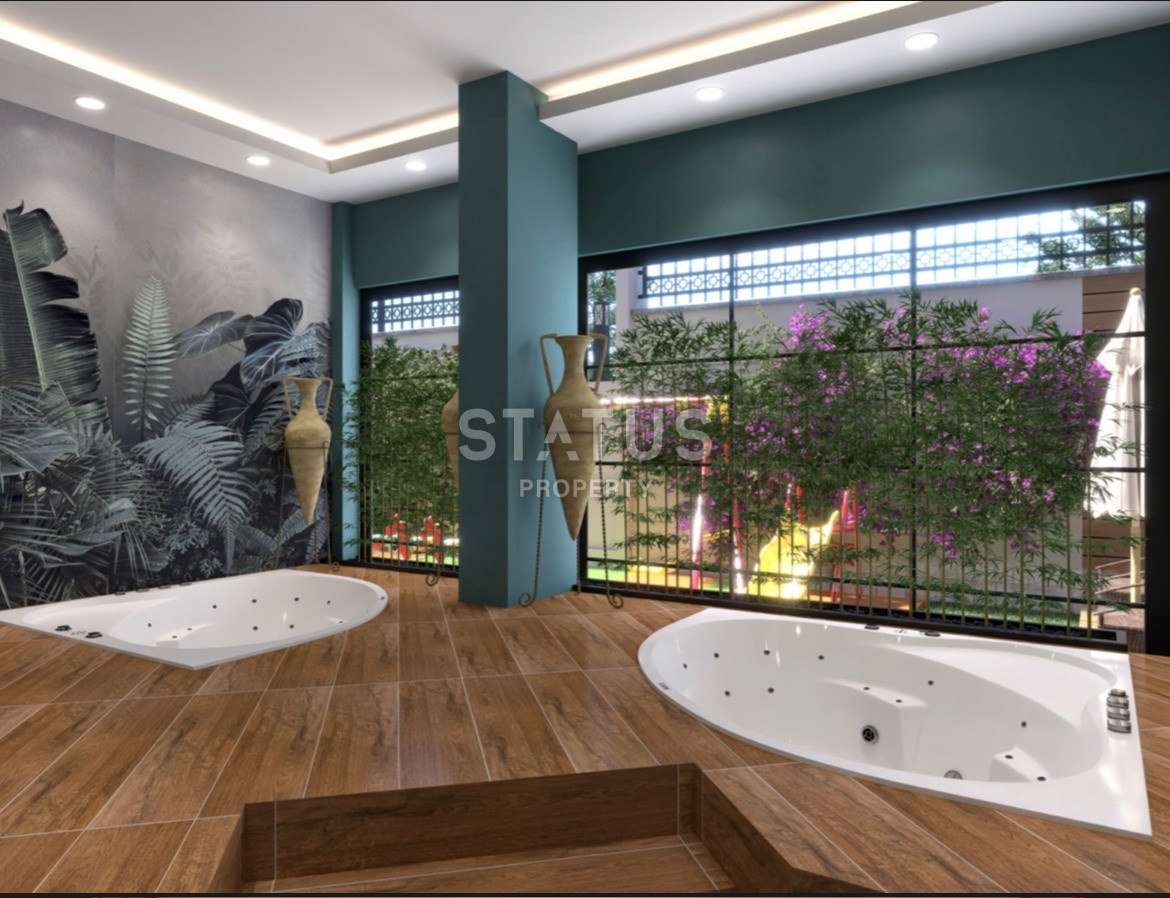 Комплекс на стадии строительства в Махмутларе, апартаменты 1+1, дуплексы 2+1 и 3+1. фото 23