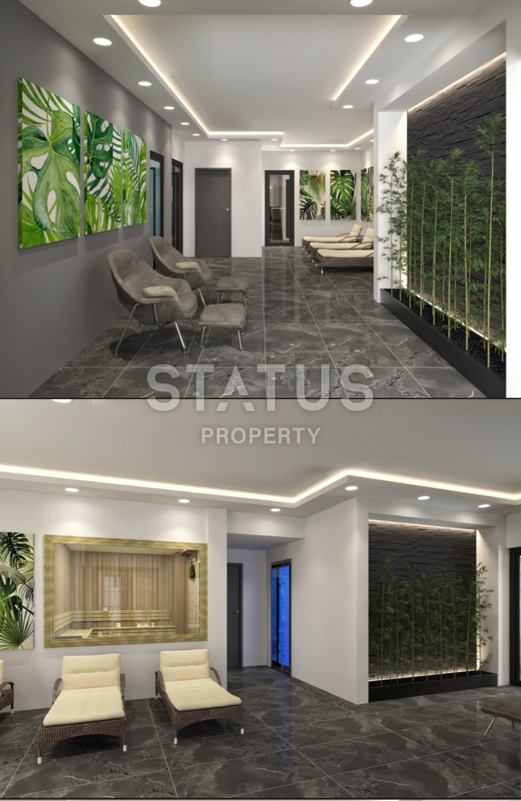 Комплекс на стадии строительства в Махмутларе, апартаменты 1+1, дуплексы 2+1 и 3+1. фото 25