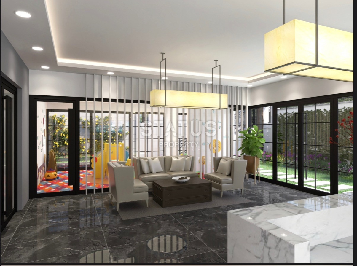 Комплекс на стадии строительства в Махмутларе, апартаменты 1+1, дуплексы 2+1 и 3+1. фото 27