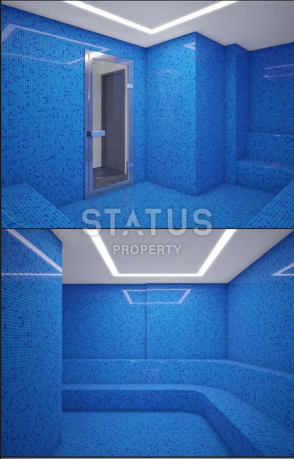 Комплекс на стадии строительства в Махмутларе, апартаменты 1+1, дуплексы 2+1 и 3+1. фото 31