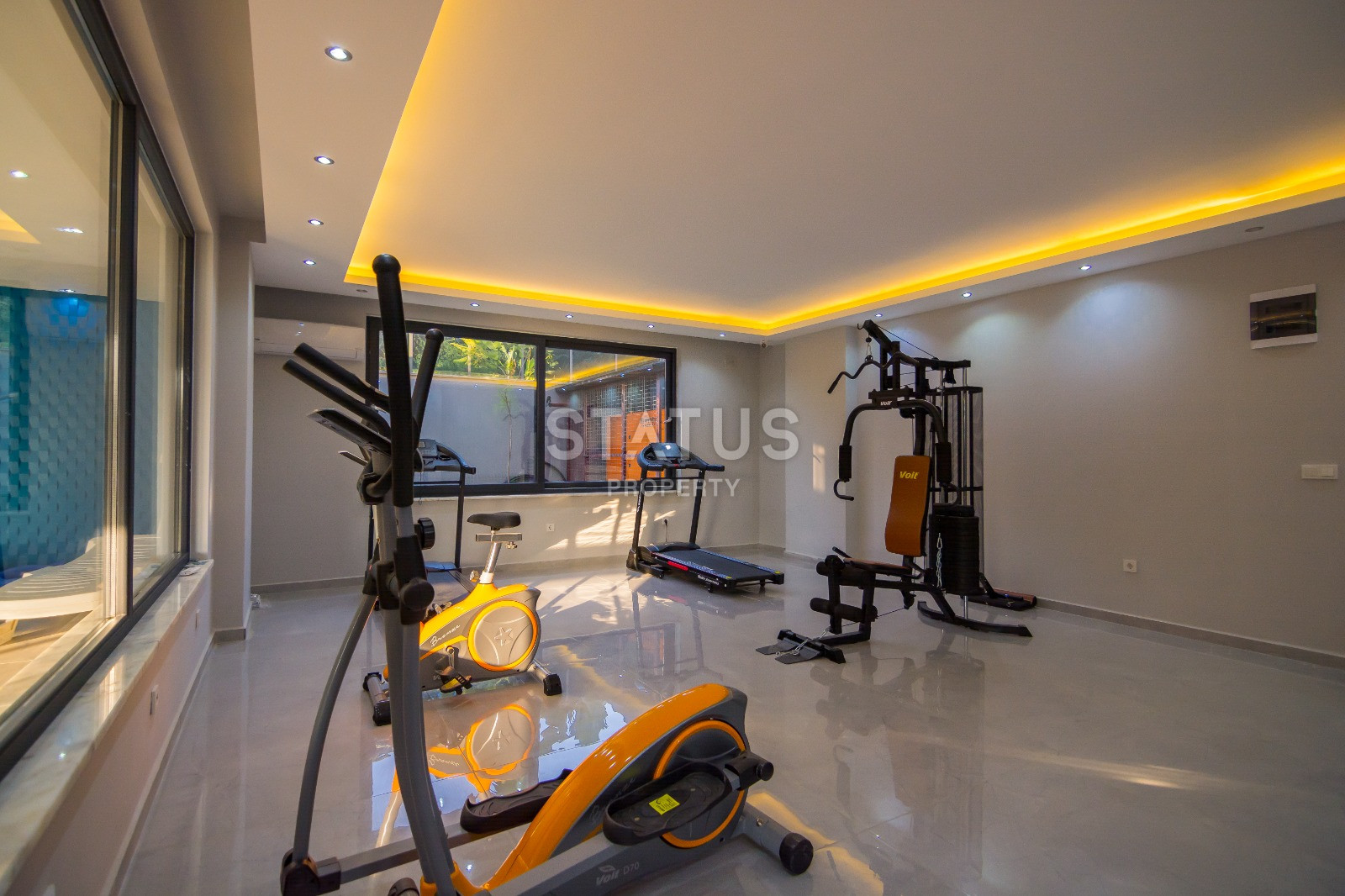 Duplex with access to the garden in a new complex, 100 m2. Kargicak, Alanya. фото 4