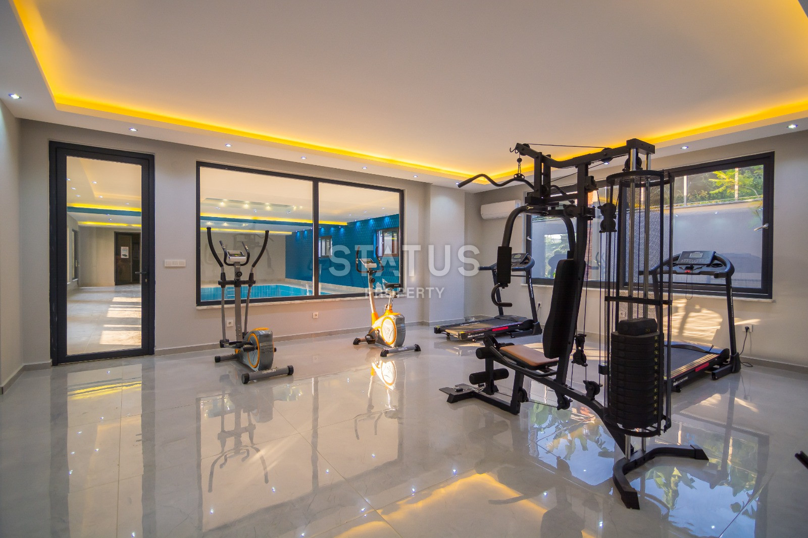 Duplex with access to the garden in a new complex, 100 m2. Kargicak, Alanya. фото 5