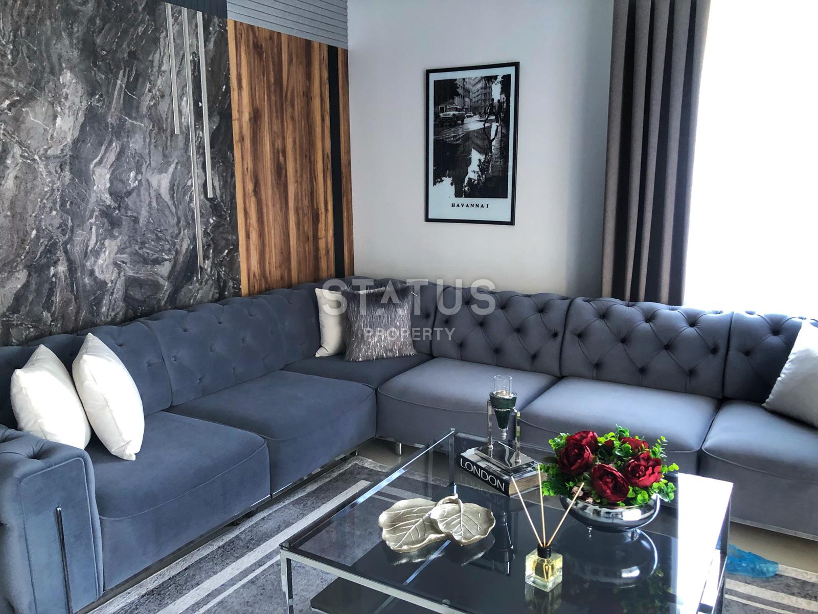 Duplex with access to the garden in a new complex, 100 m2. Kargicak, Alanya. фото 6