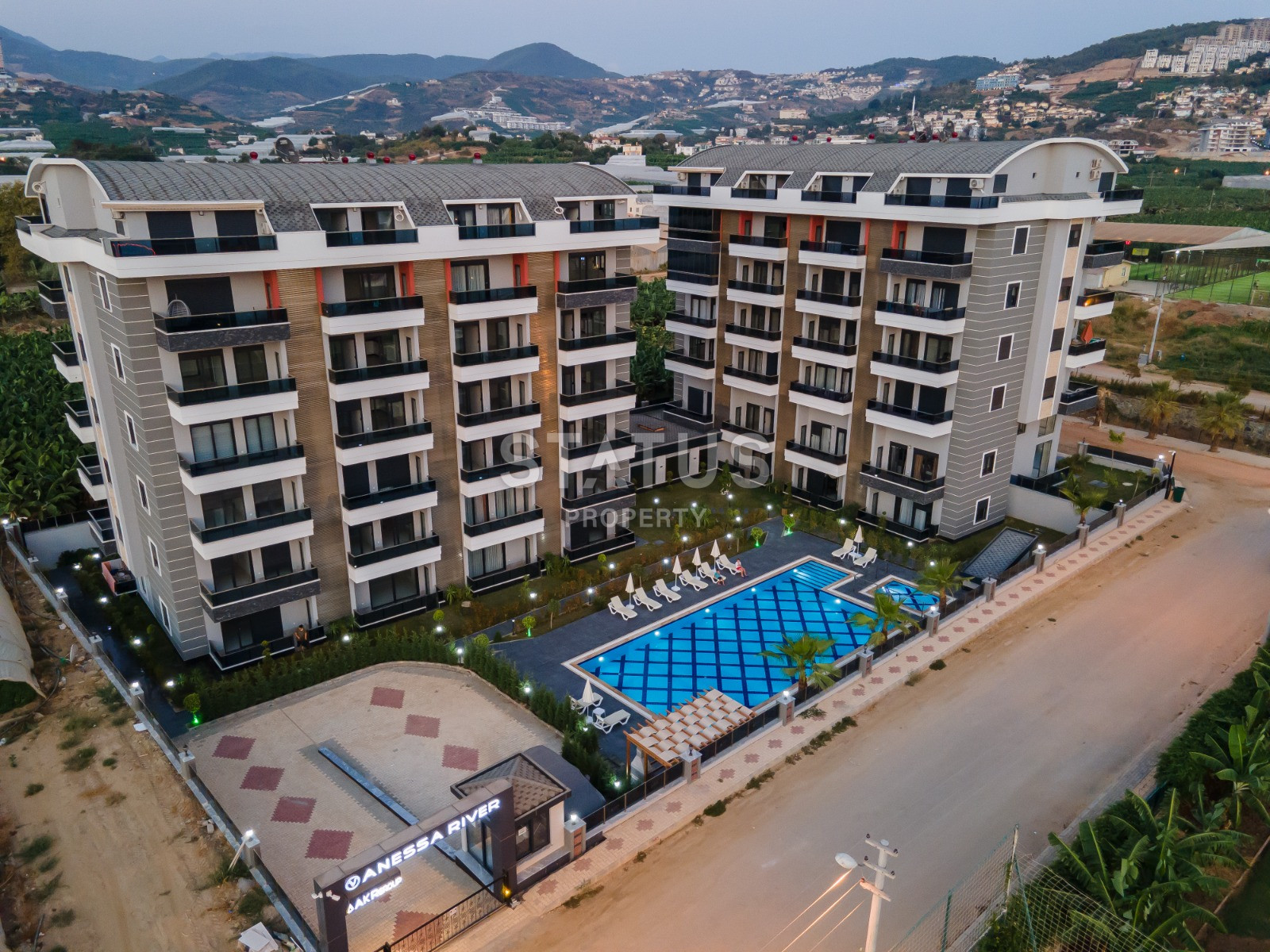 Duplex with access to the garden in a new complex, 100 m2. Kargicak, Alanya. фото 7