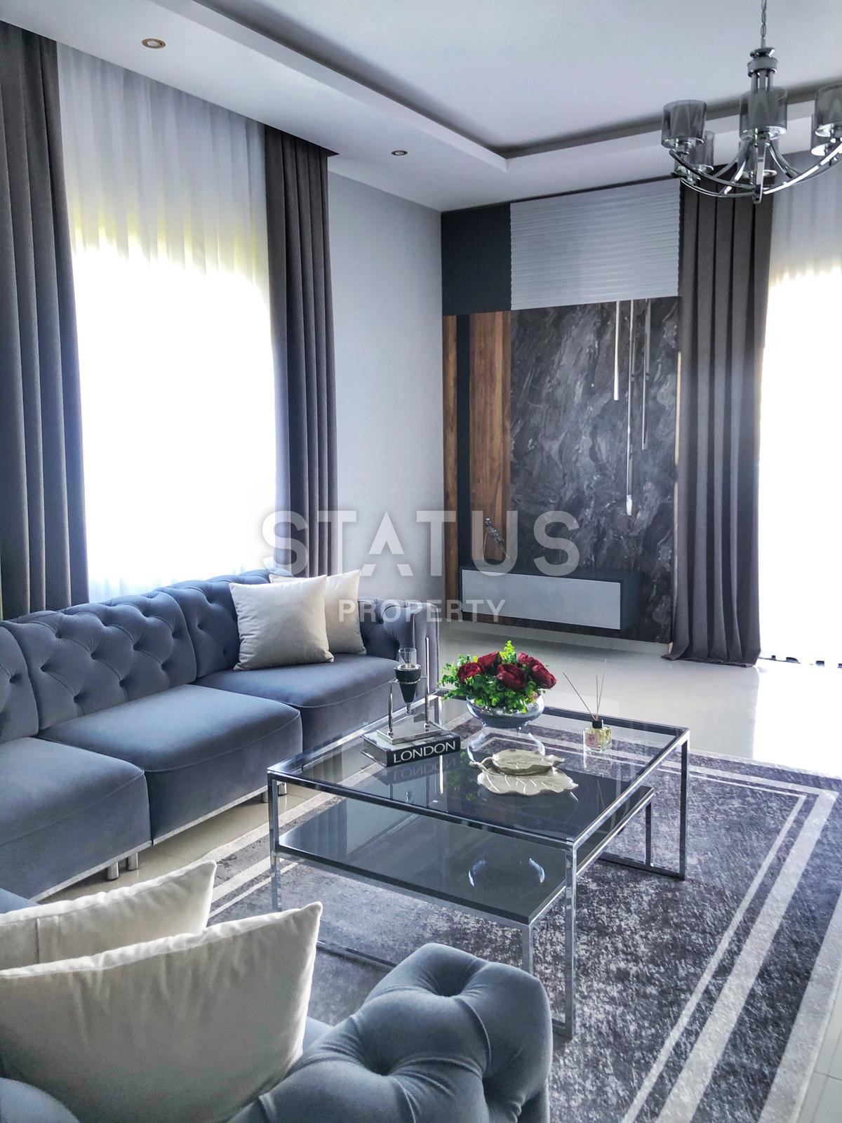 Duplex with access to the garden in a new complex, 100 m2. Kargicak, Alanya. фото 10