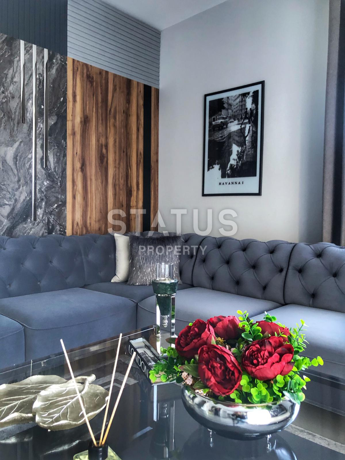 Duplex with access to the garden in a new complex, 100 m2. Kargicak, Alanya. фото 13