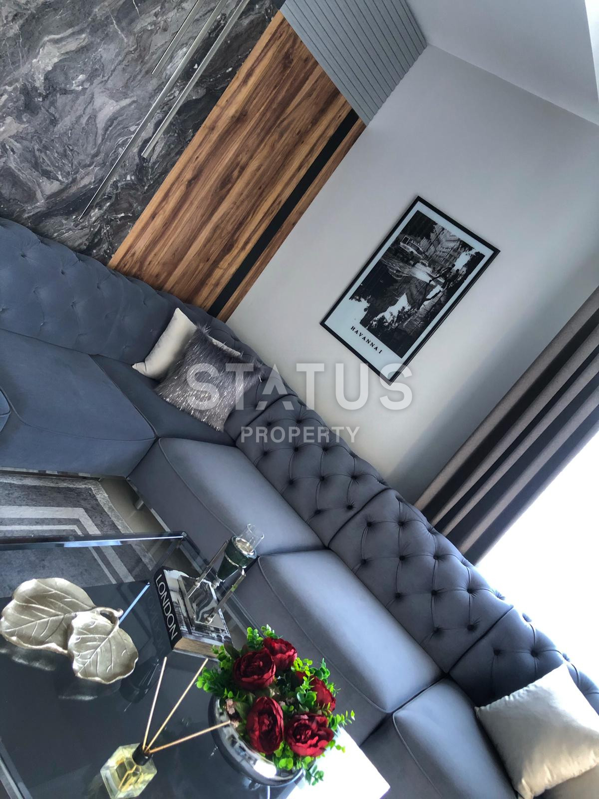 Duplex with access to the garden in a new complex, 100 m2. Kargicak, Alanya. фото 14