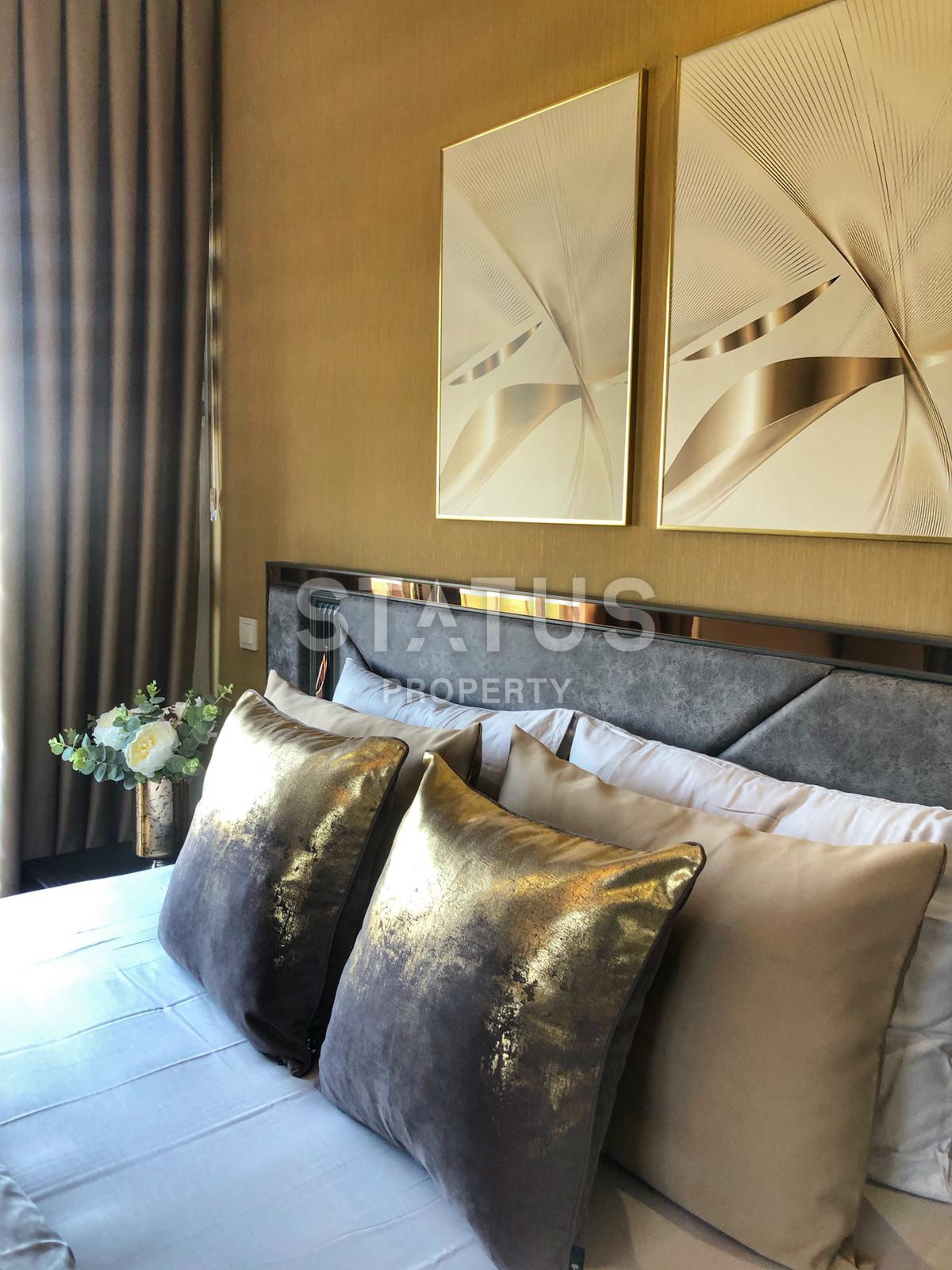 Duplex with access to the garden in a new complex, 100 m2. Kargicak, Alanya. фото 18