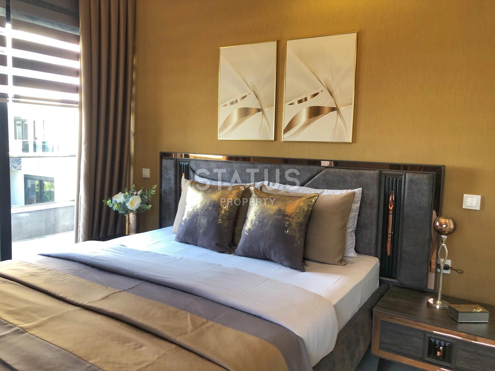 Duplex with access to the garden in a new complex, 100 m2. Kargicak, Alanya. фото 19