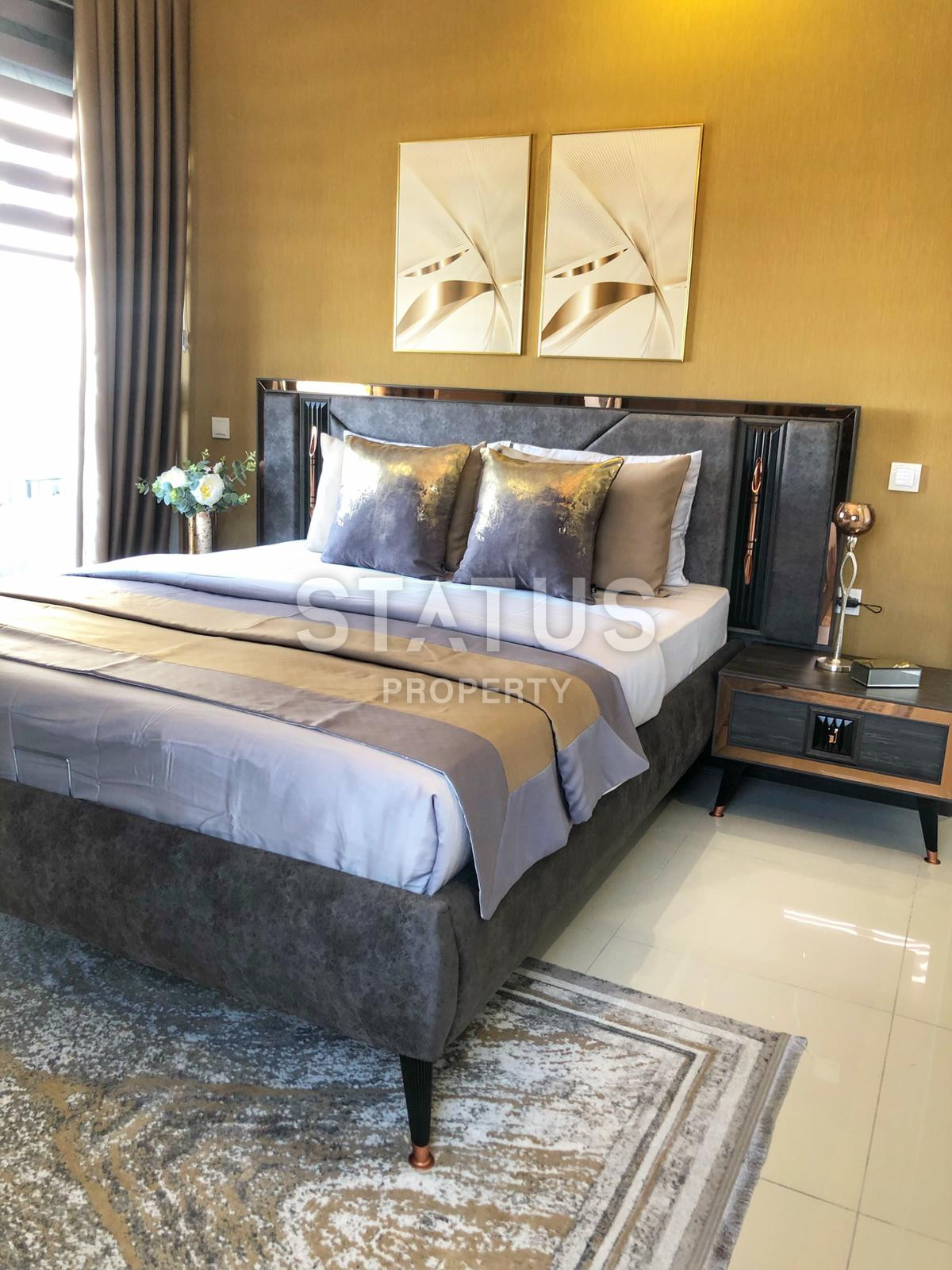 Duplex with access to the garden in a new complex, 100 m2. Kargicak, Alanya. фото 20