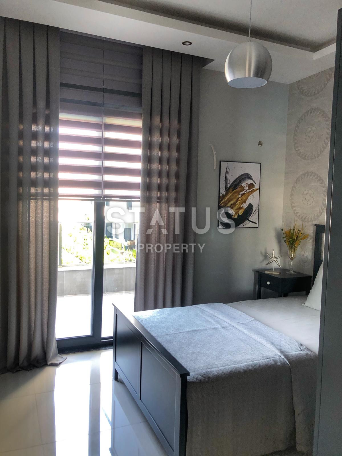 Duplex with access to the garden in a new complex, 100 m2. Kargicak, Alanya. фото 22