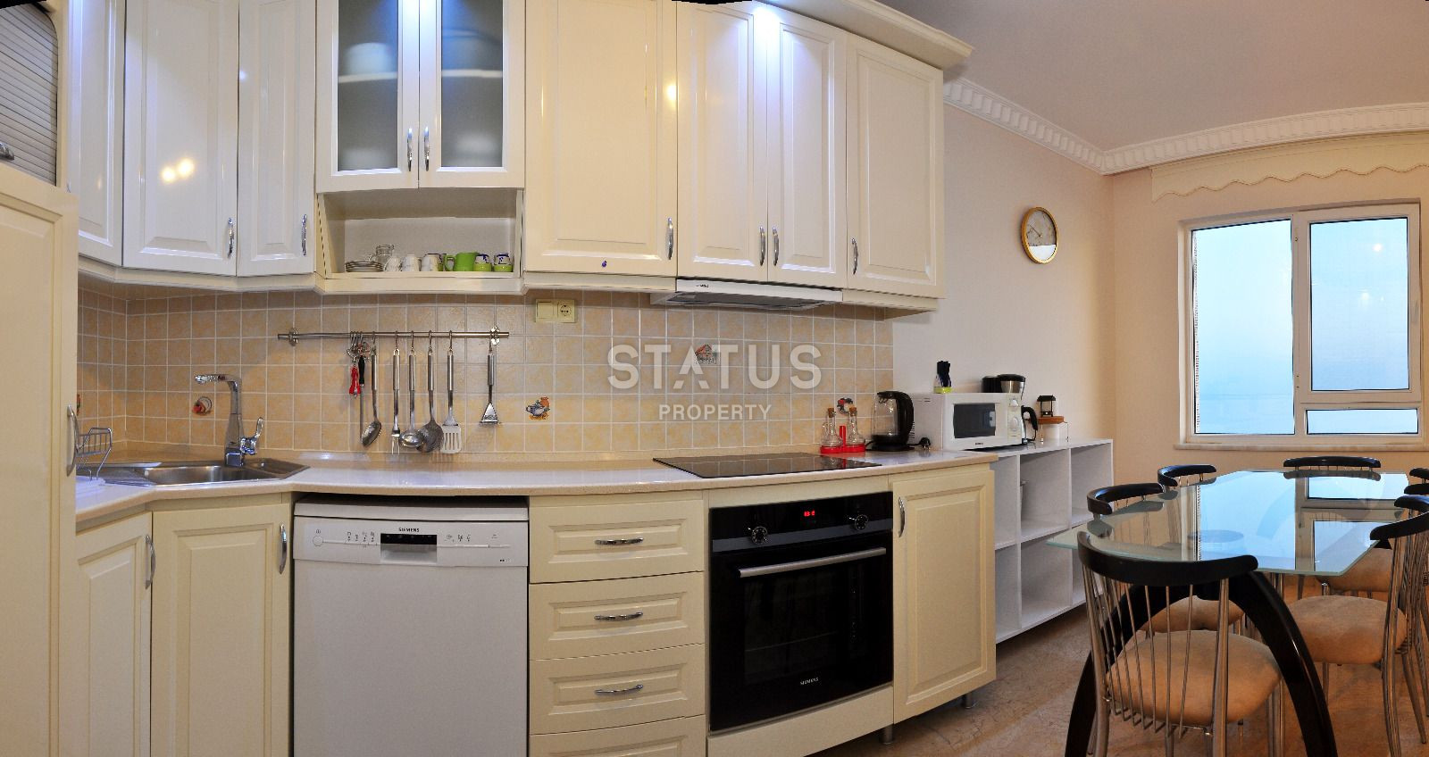 Апартаменты 2+1 с видом на море в Махмутларе, 120 м2 фото 4