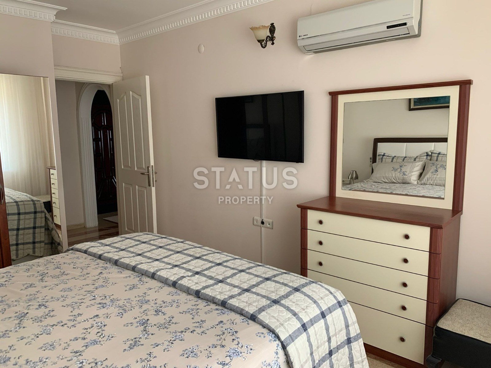 Апартаменты 2+1 с видом на море в Махмутларе, 120 м2 фото 13