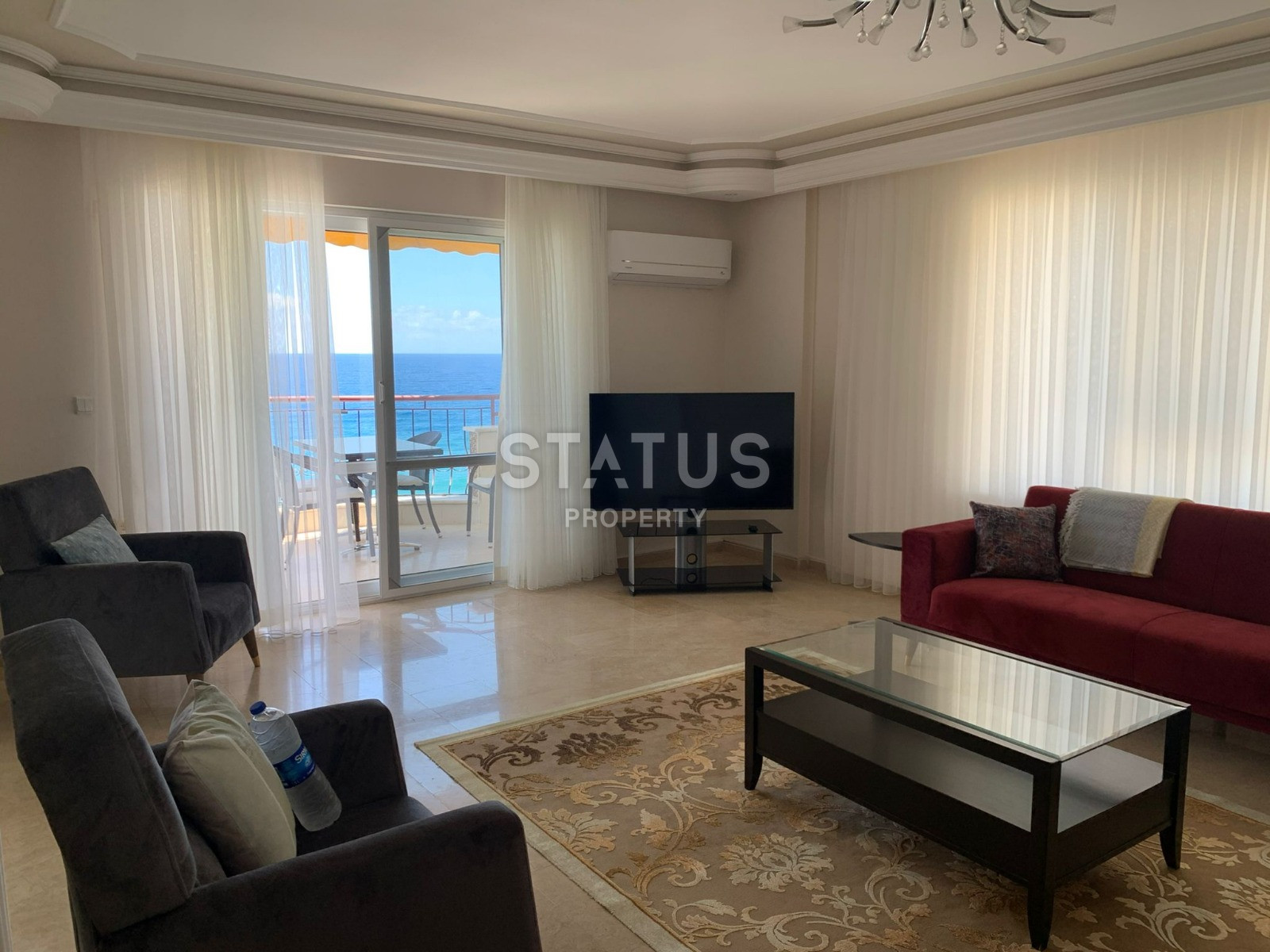 Апартаменты 2+1 с видом на море в Махмутларе, 120 м2 фото 18