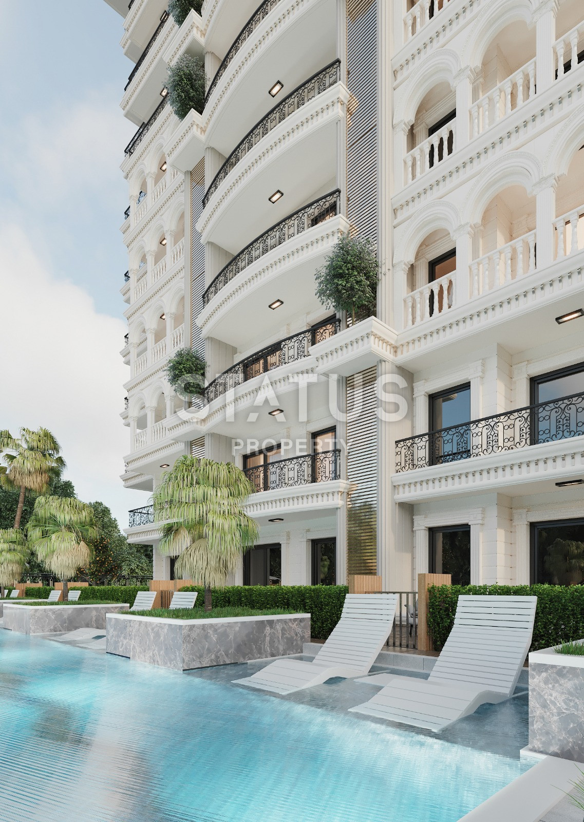 Инвестиционный проект с видом на лес и море в Авсалларе, апартаменты от 48 до 164 кв.м. фото 4