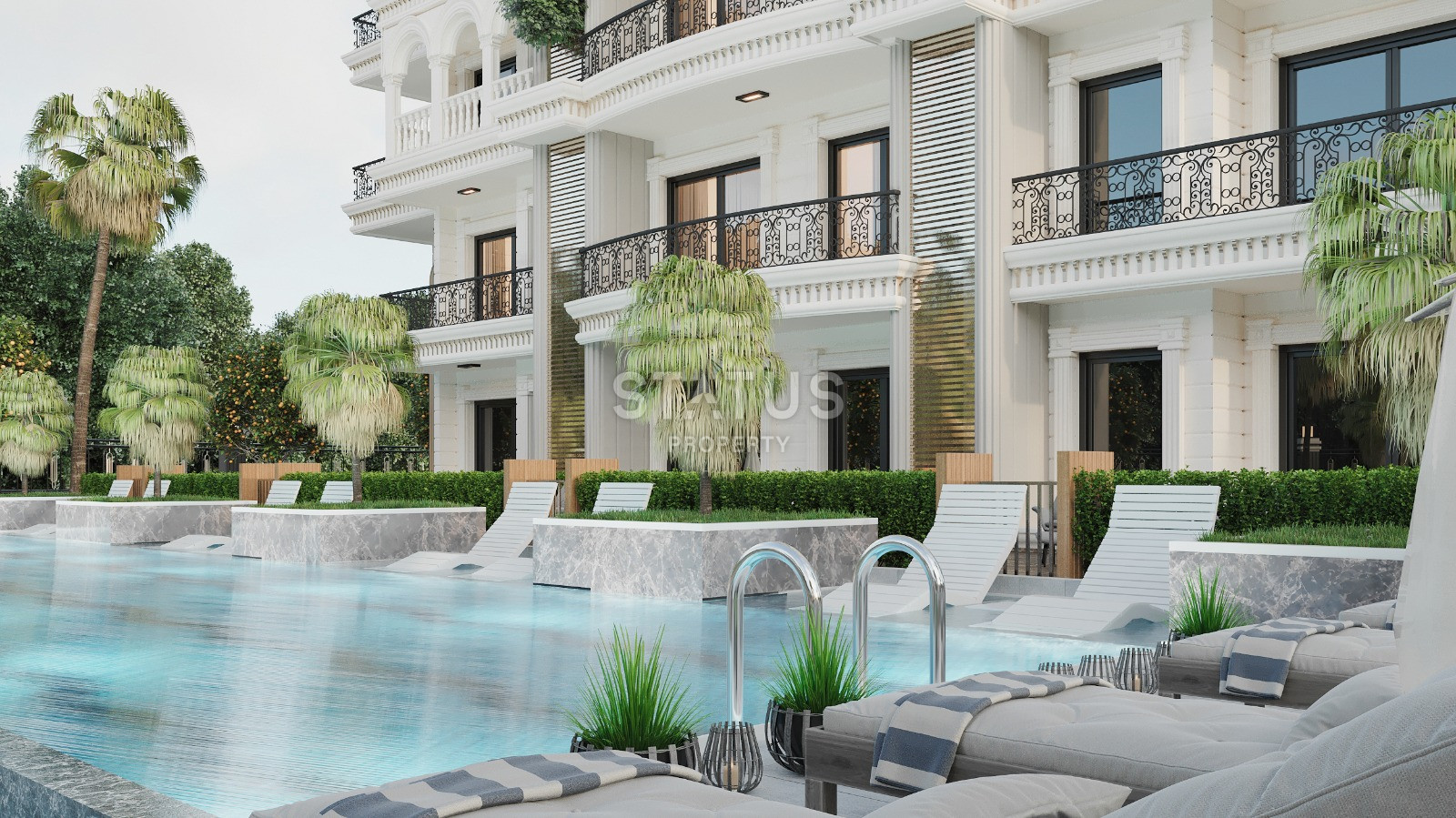 Инвестиционный проект с видом на лес и море в Авсалларе, апартаменты от 48 до 164 кв.м. фото 6