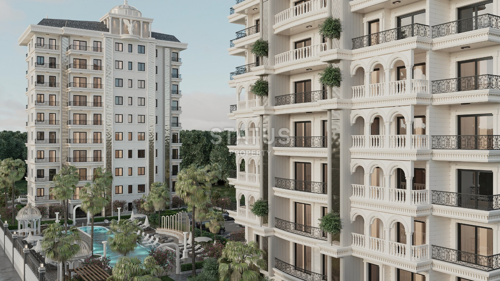 Инвестиционный проект с видом на лес и море в Авсалларе, апартаменты от 48 до 164 кв.м. фото 14