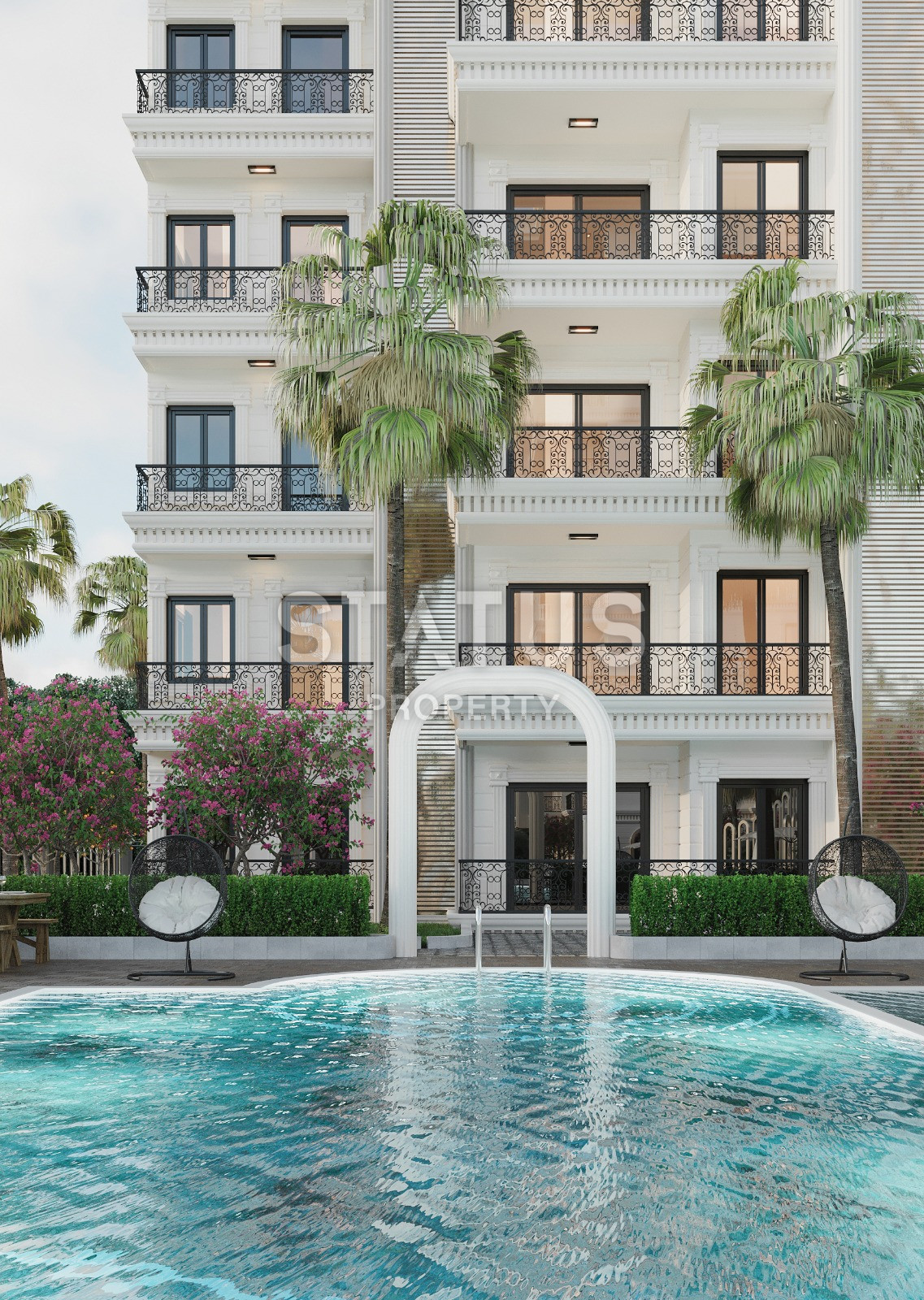 Инвестиционный проект с видом на лес и море в Авсалларе, апартаменты от 48 до 164 кв.м. фото 21