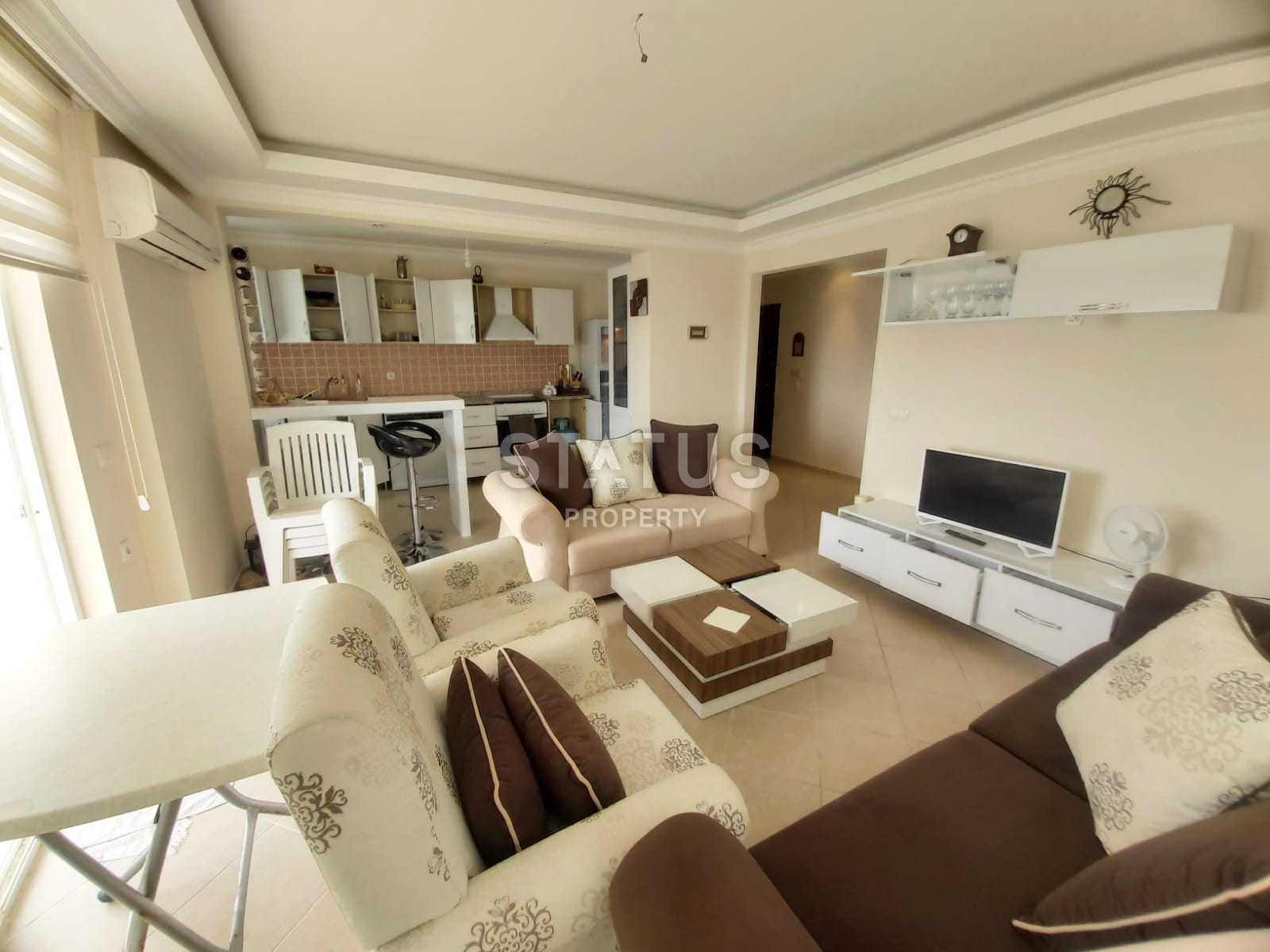 Просторные апартаменты 2+1 с видом на море, крепость и природу в Махмутларе, 115 м2. фото 28