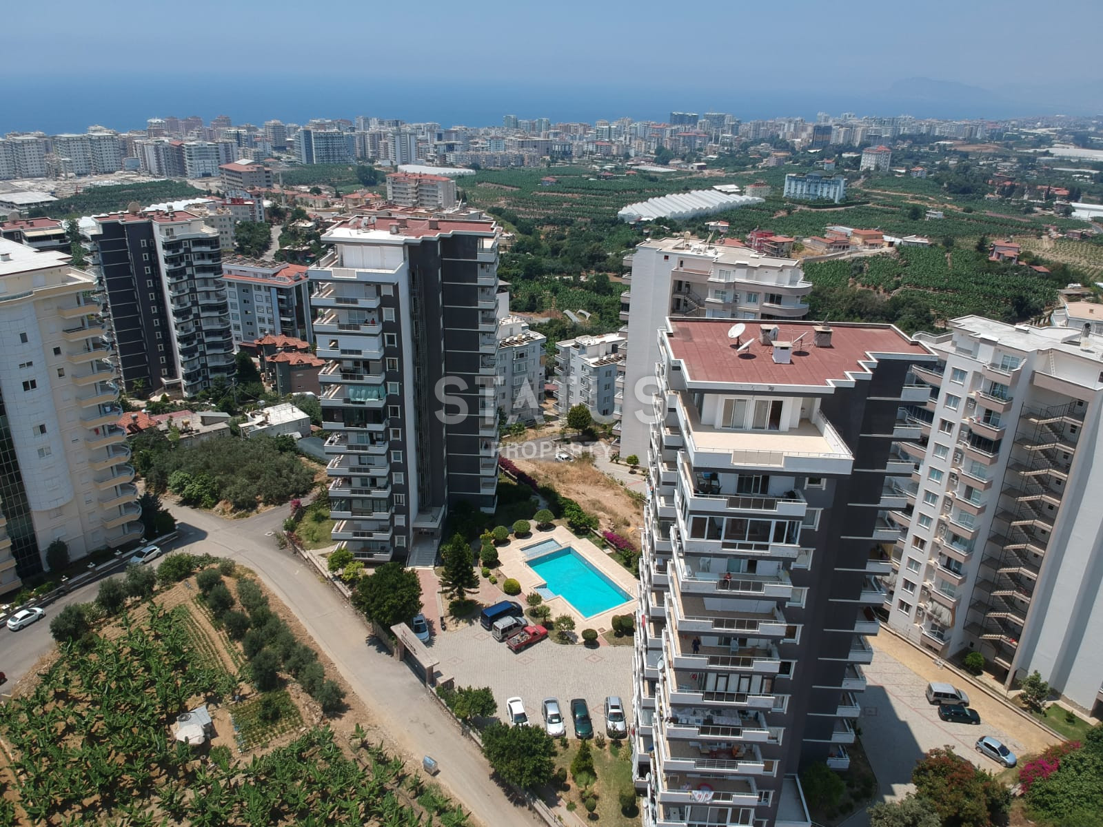 Просторные апартаменты 2+1 с видом на море, крепость и природу в Махмутларе, 115 м2. фото 45