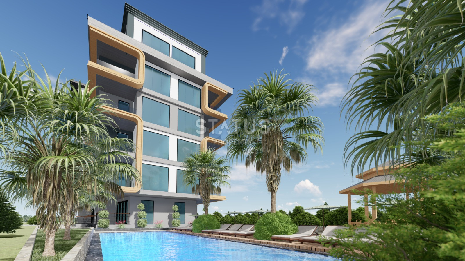 Apartments 2+1 and 3+1 by the sea under construction in the resort area of Lara in Antalya. фото 11