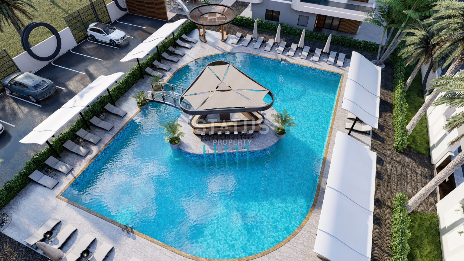 Роскошный проект на стадии котлована в центре Махмутлара, апартаменты от 55 м2. фото 3