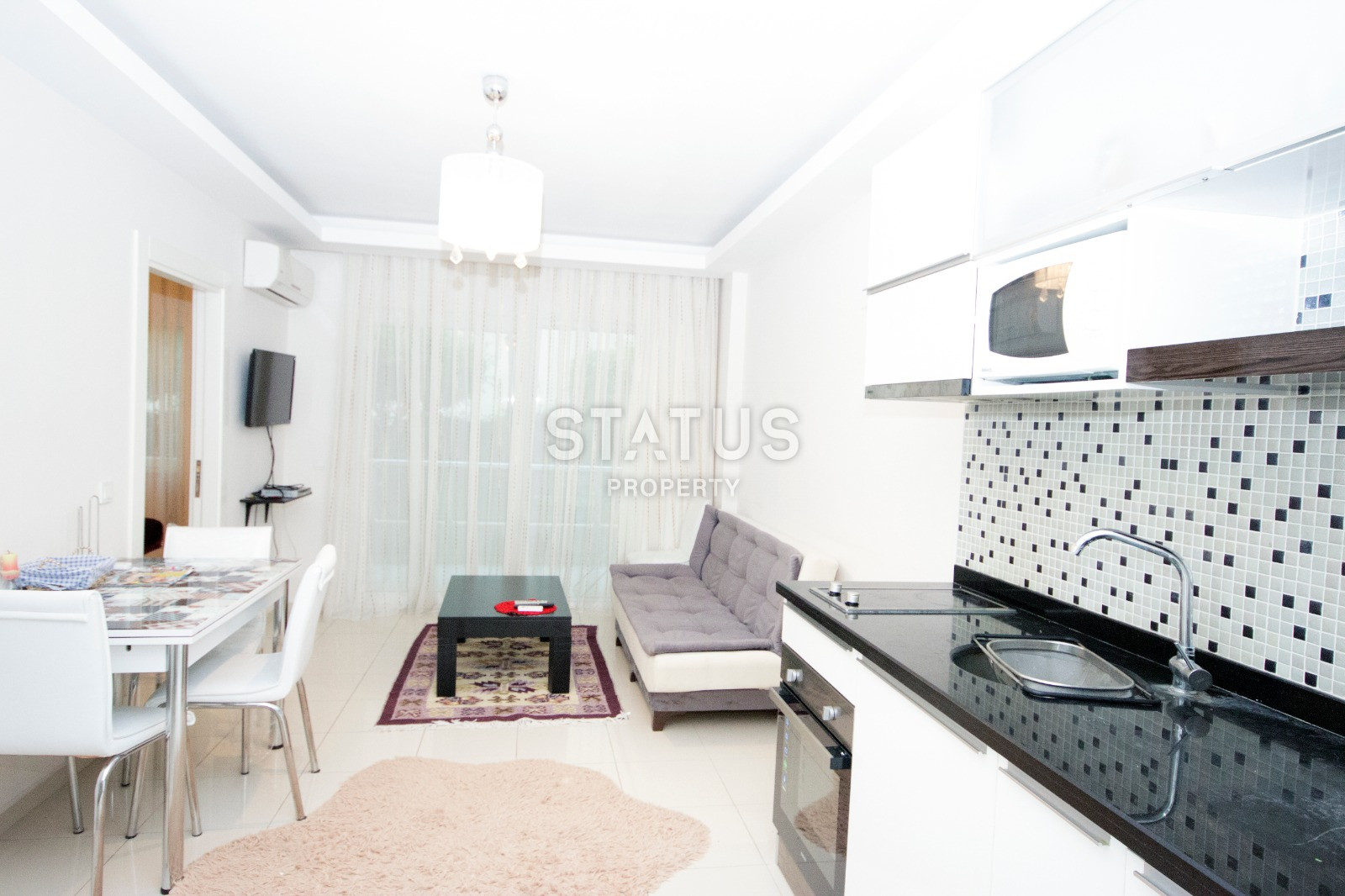 Favorable offer of 1+1 apartments with furniture in the prestigious Oba area, a complex with infrastructure, 55 m2 фото 17