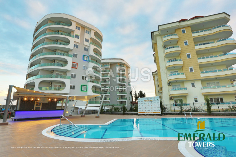 Меблированная квартира 1+1 с видом на море в Авсалларе, 53 м2 фото 1