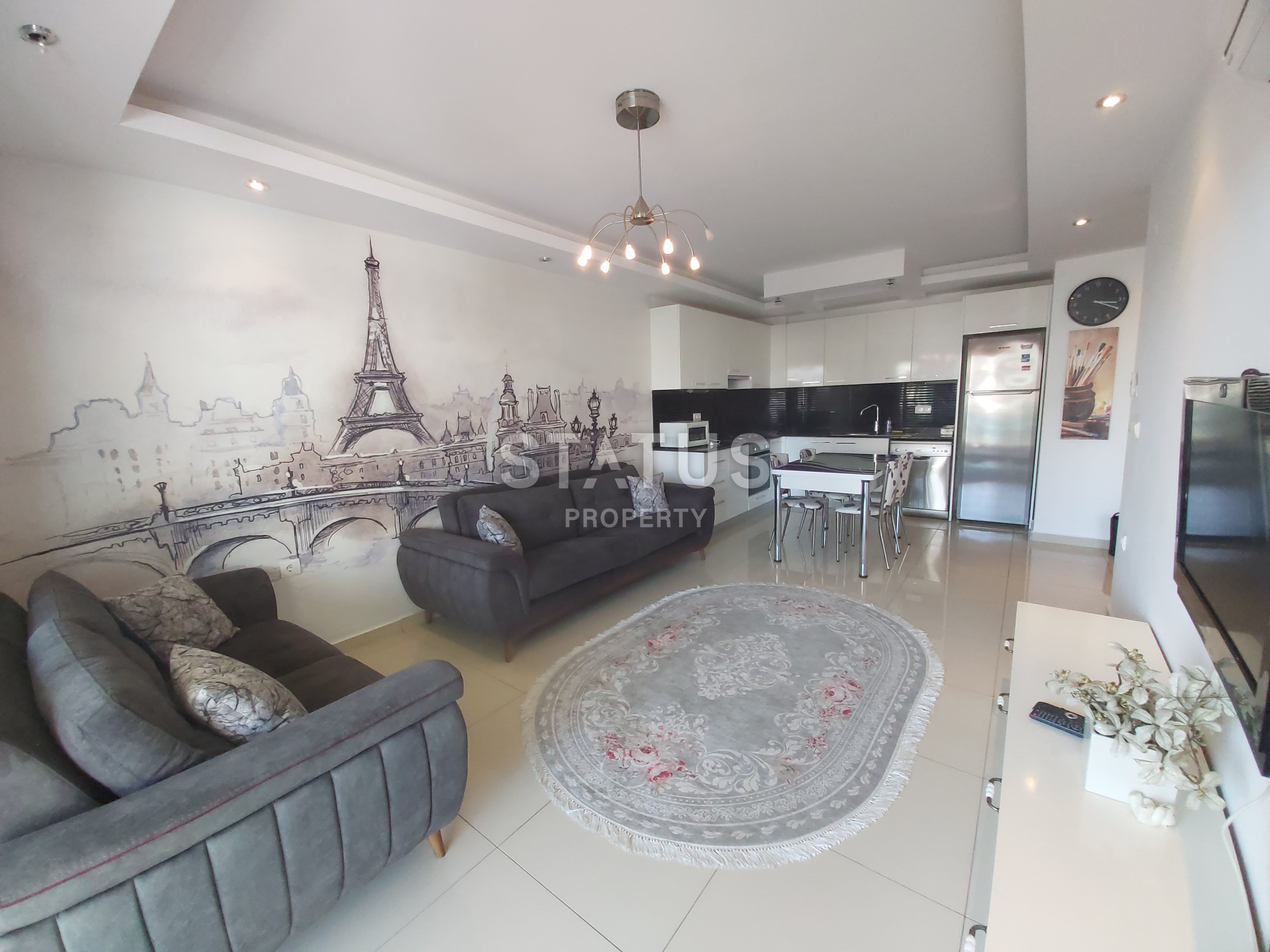 Two-room apartment in Cikcilli in a good complex, furniture+appliances, 65m2 фото 4