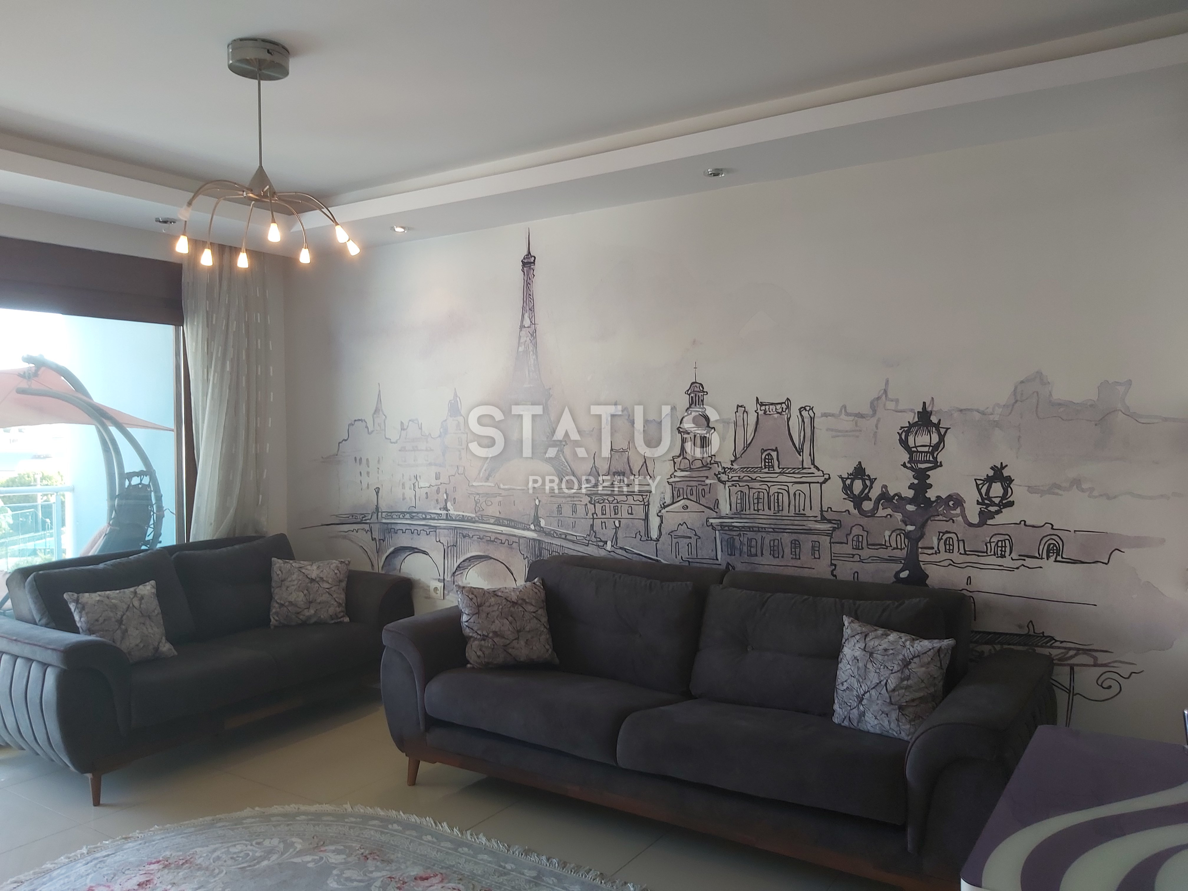 Two-room apartment in Cikcilli in a good complex, furniture+appliances, 65m2 фото 5